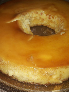 Una foto de Flan de leche condensada