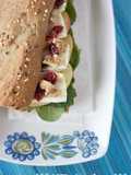 Brie Cheese and Apple Sandwich