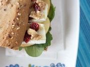 A picture of cranberry brie bread
