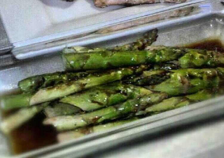 Recipe of Any-night-of-the-week Grilled Asparagus in Balsamic sauce