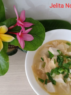 Foto resep Kembang tahu sup