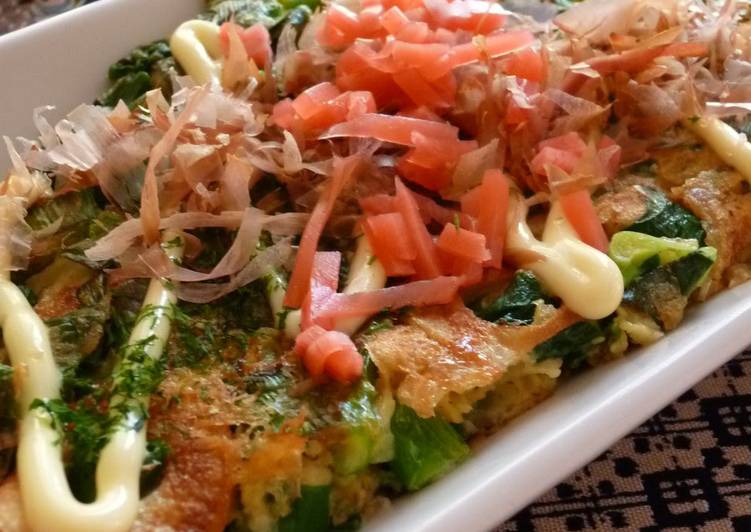 Easiest Way to Prepare Award-winning Simple! Green Onion Pancakes (Negiyaki) with Cheese
