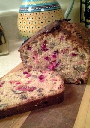 A picture of Cranberry Pecan Bread.