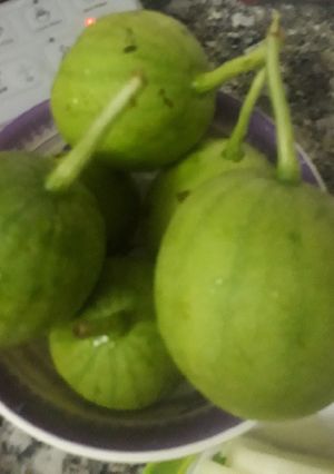 Hình của món Dưa hường kho thịt ba rọi.