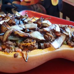 A picture of Bacon Beef Butternut Squash.