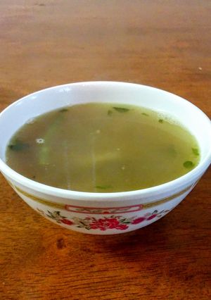 A picture of Watercress Chicken Soup.