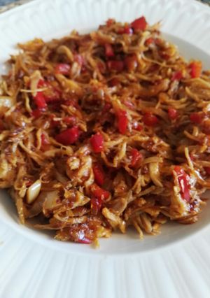 Una foto de Pollo mechado