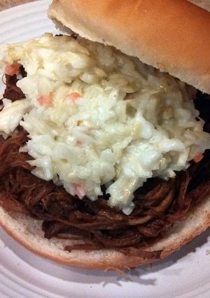 A picture of Slow Cooker Pulled Pork.