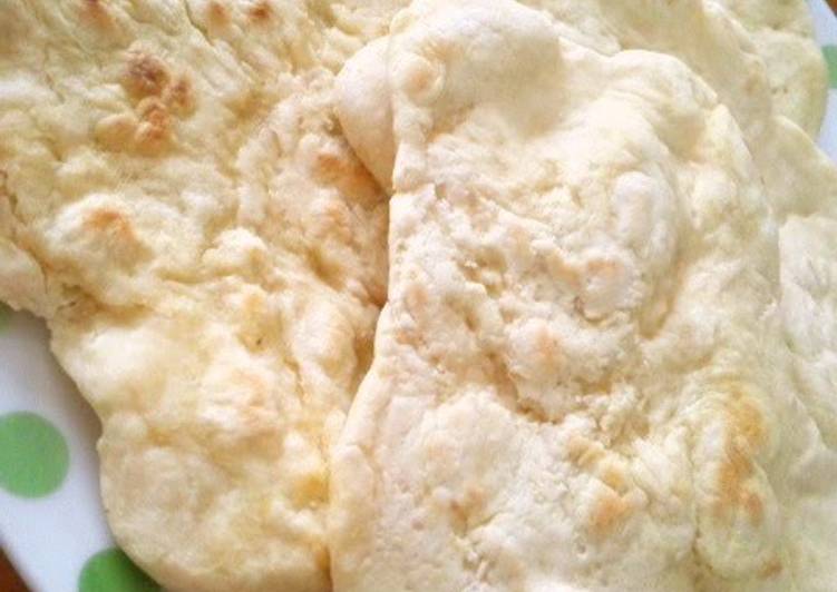 Step-by-Step Guide to Prepare Favorite Imitation Naan Made With Cake Flour in a Frying Pan!