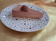 Una foto de tarta de cuajada tradicional