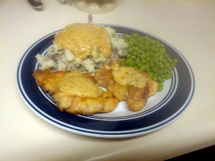Recipe Fried Chicken and Mashed Potatoes the Delicious Makes you drool