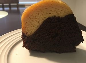Una foto de Flancocho/Chocoflan/torta imposible