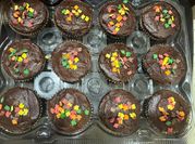 A picture of cocoa cupcakes