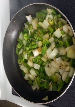 A picture of Mexican Omlette - Inspired by Flamers in Boston.
