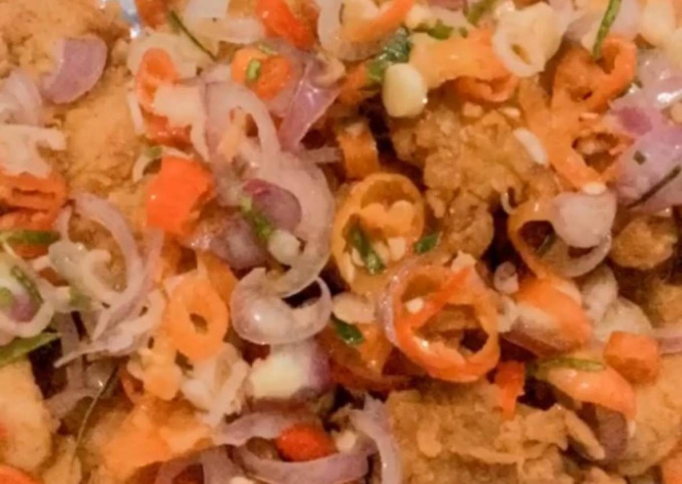 Sambel Matah ayam krispi