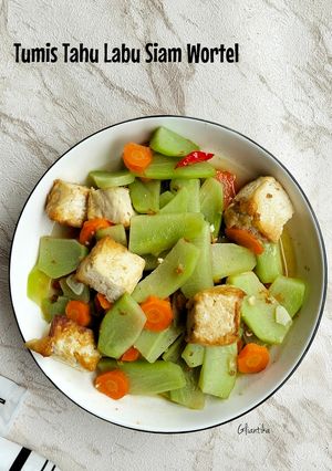 Foto resep Tumis Tahu Labu Siam Wortel