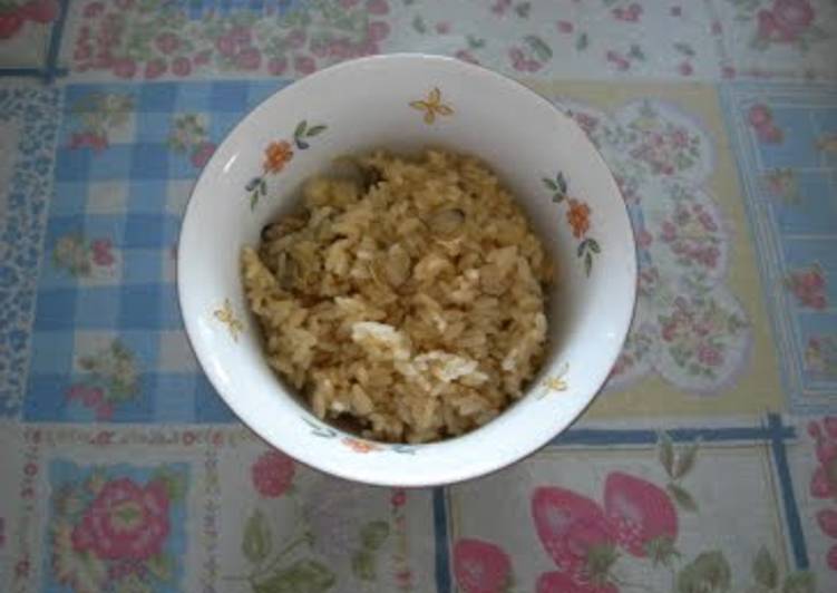 Recipe of Speedy Shijimi Clam Rice