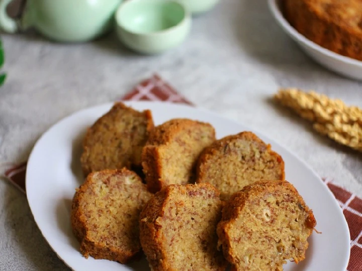 Langkah Mudah untuk Membuat Resep Bolu Pisang Panggang 1 Telur yang Lezat Sekali Anti Ribet, Mantap