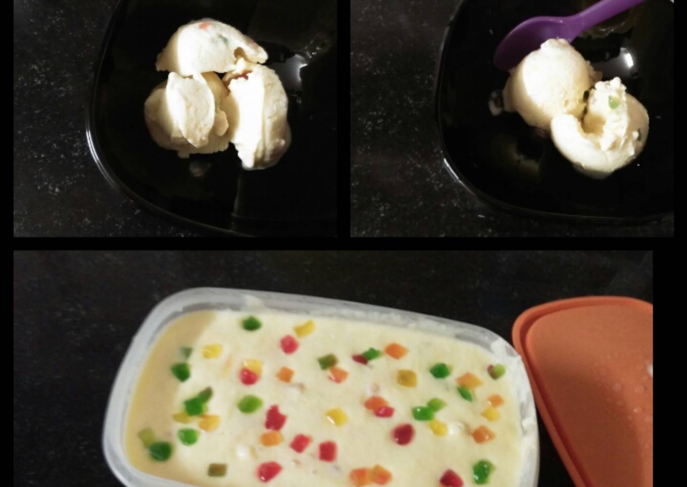 Mango ice-cream