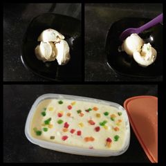 A picture of Mango ice-cream.