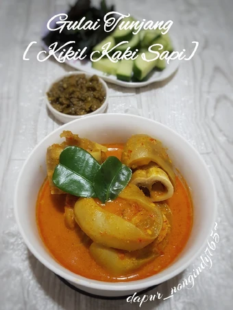 Langkah Mudah untuk Membuat Resep Gulai tunjang /kikil kaki sapi yang Enak