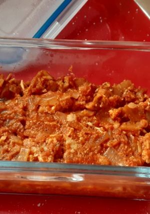 Una foto de Bonito con tomate para rellenos y acompañamiento de pastas