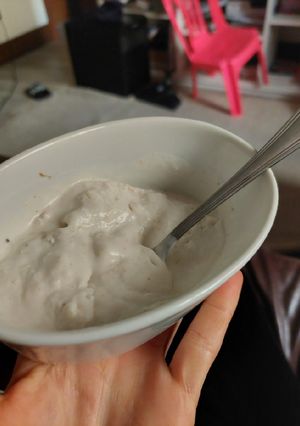 Una foto de Helado keto de cookie dough