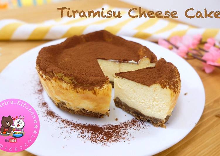 Resep Tiramisu Cheese Cake (baked) 😋 yummy Anti Gagal
