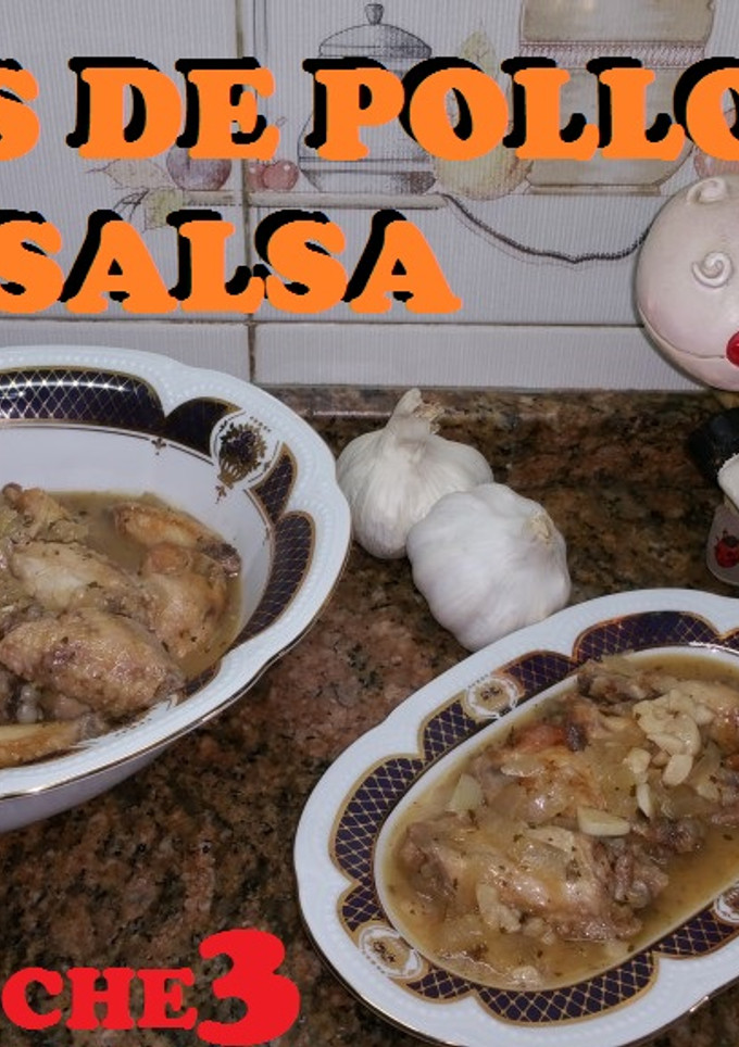 Una foto de Alitas de pollo en salsa