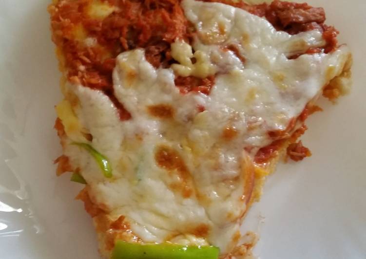 Easiest Way to Make Homemade Perfect tuna pizza