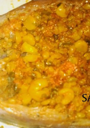 صورة لوصفة محشي باذنجان بالبرغل 😋😋😋