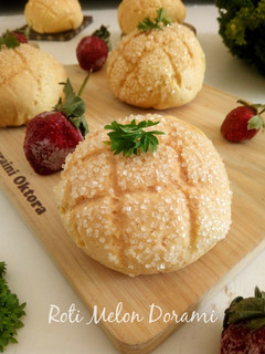 Foto resep Roti Melon Dorami