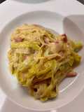 Puerros a la carbonara 🍝🥓🥬