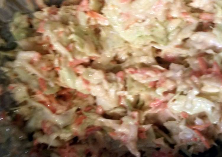 Simple Way to Prepare Favorite Creamy Cole Slaw