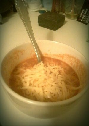A picture of Easy mexican soup from Lithuania!.