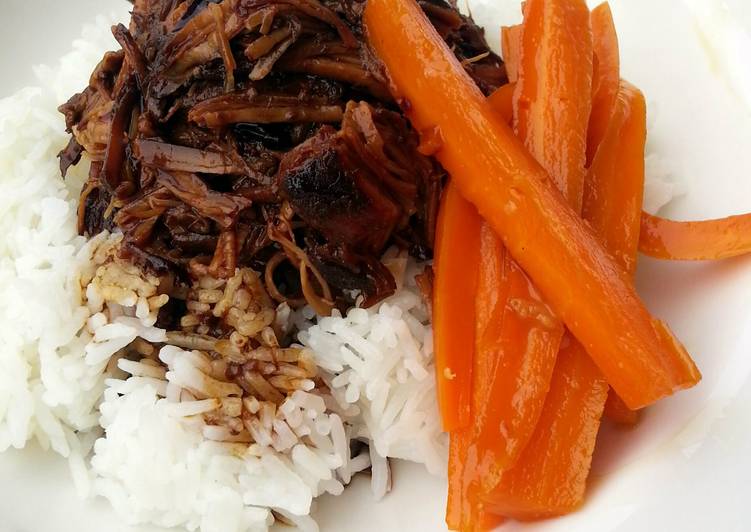 Simple Way to Prepare Homemade Pulled Pork On Rice