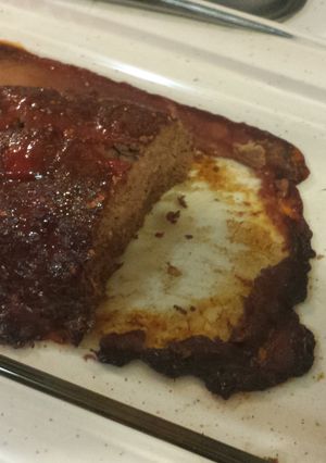 A picture of Deer meatloaf.