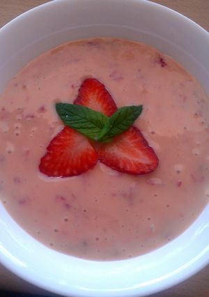 A picture of Vickys Easy Strawberry Fool, Gluten, Dairy, Egg & Soy-Free.