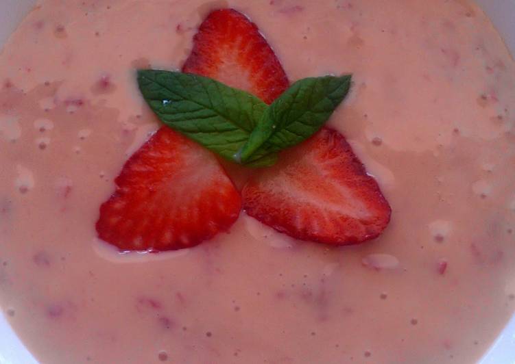 Recipe of Homemade Vickys Easy Strawberry Fool, Gluten, Dairy, Egg &amp; Soy-Free