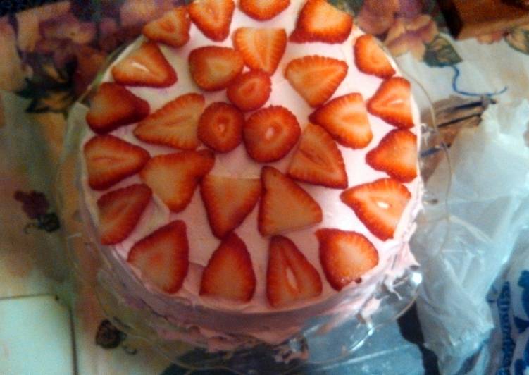 strawberry soda cake