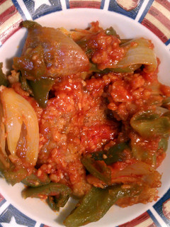 A picture of Oddly Delicious Ketchup Porkchops(Looks odd but tastes delicious).