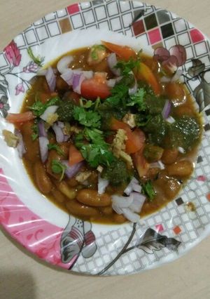 A picture of Rajma Chat.