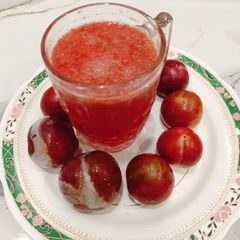 A picture of Frozen Plum Refreshing Drink.
