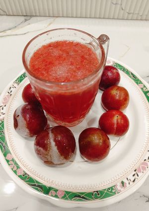 A picture of Frozen Plum Refreshing Drink.