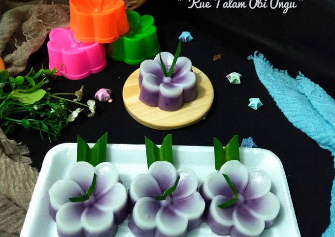 Resep Kue Talam Ubi Ungu oleh Nining - Cookpad