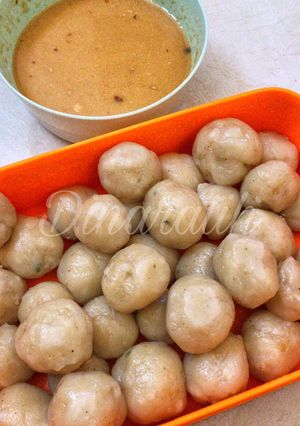 Foto resep Cilok Aci Kuah Kacang