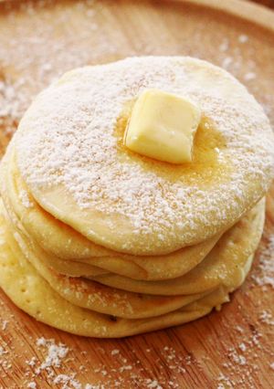 A picture of Rice Flour Pancakes for Babies with No Baking Powder.