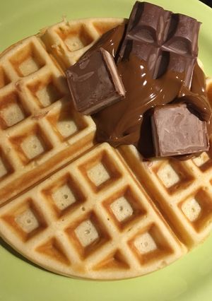 Una foto de Waffles