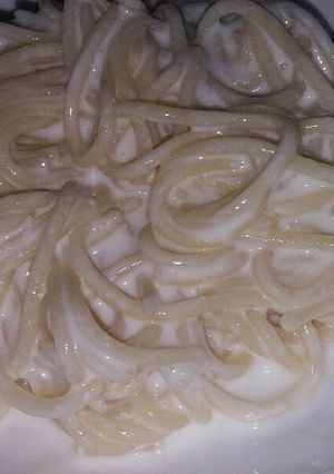 صورة لوصفة معكرونة باللبن -Spaghetti with yogurt