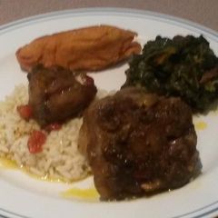 A picture of Jamaican Jerk/Curry Oxtails.